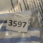 Chase Authentics Tony Stewart Shirt Women L‎ White Blue Striped #14 NASCAR  Top Photo 9