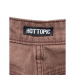 Hot Topic Social Collision Jeans 18 Brown Punk Graphics Gothic Grunge Wide Leg Photo 4