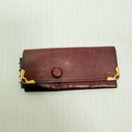 Cartier Paris Vintage Burgundy Leather 6-Hook Key Holder Photo 1