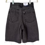 H&M NWT &Denim Black High Waist Loose Bermuda Shorts Women’s Size 0 Photo 1