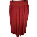Halara  Breezeful Flowy Pant in Vibrant Rust Orange Color Size XL Photo 1