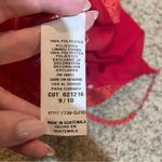 My Michelle Vintage  Rose Midi Slip Dress Beaded Straps Scarf Hem Fairy Whimsical Photo 13