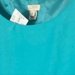 J. Crew Factory Aqua Sleeveless Sheath Dress NWT Size 4 – Chic Mini with Pockets Blue Photo 7