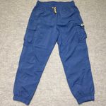 Nike  Cargo Pants Womens Medium Blue Lightweight Drawstring Parachute Active Photo 1