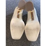 Sam Edelman Jed Platform Block Heel Platform Loafer Eggshell Leather Sz 9 Photo 7