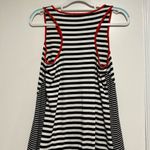 Green Envelope Women’s Sz: M Black & White Striped Tank Top Red contrasting trim Size M Photo 12