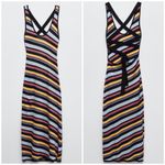 ZARA  stripe crossback knit dress NWT Photo 4