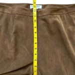 VTG Judith Hart Suede Feel Trousers Monochrome Chocolate Brown 18W Straight Leg Photo 6