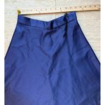 Vintage Navy Blue Formal Maxi Skirt A Photo 1