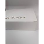 Amina Muaddi  Rosie 95mm slingback denim heels size 38 Photo 9