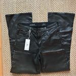 AG Adriano Goldschmied  The Quinne Coated High Waist Crop Flare Jeans Photo 4