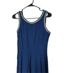 Joseph Ribkoff Vintage  80s Blue With Gold Trim Jumpsuit‎ Size 6 Photo 1