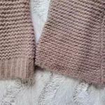 Gentle Fawn  Collection Soft Bell Sleeve Slouch Turtleneck Knit Sweater Blush Photo 2