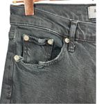 AGOLDE  Toni‎ Mid Rise Straight Raw Hem Ankle Jeans Black Size 26 Denim Casual Photo 6