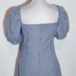 Charlotte Russe  Striped Blue Puff Sleeve Mini Dress NWT Size Small Photo 5