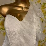 Lulumari NWT one shoulder lace top white size L Photo 1