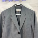 Le Suit EUC women's gray black speckled double button pocket blazer 16 petite Photo 2