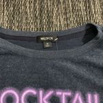 Wildfox  Cocktail In My Hand Confetti In My Hair Graphic Pullover Sweater NWT Photo 3