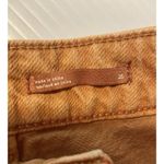 Pilcro by Anthropologie‎ Women Brown Mustard Denim Shorts Size 25 Cutoffs Summer Orange Photo 6