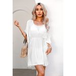 Cupshe Flying High Pom‎ Pom Swim Cover-Up Dress Photo 3