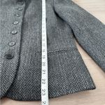 Ralph Lauren Lauren by Women's Gray Herringbone structured Blazer sz 12 Photo 9