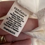 Sundance Jolienne Twill cargo joggers white size 12 relaxed fit exposed buttons Photo 7