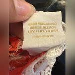 Flying Tomato Summer Tropical floral crochet orange White top plus Size 2X Photo 3