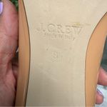 J.Crew Italy Women 8.5 Beige Patent Leather Gold Heel Metallic Flats Mary Jane Photo 7