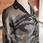 Marrakech Bomber Jacket Satin Camo Gray L Full Zip Size L Photo 14