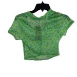 Daisy Street  Green Sheer Floral‎ Crop Size Small New Photo 3