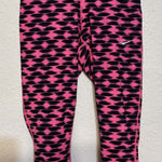 Nike Women Pink Black Drifit Drawstring Crop Legging S Photo 0