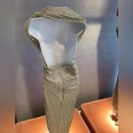 Badgley Mischka - Draped Sequin One Shoulder Dress Size 4 Photo 7