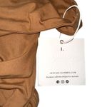 NWT Outcast Fire Ball Cut Out Tan Maxi Dress LARGE Brown Photo 6