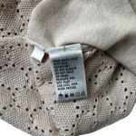 August Silk  Cream & Beige Cardigan Bow Accent Women Sweater Size Medium | 4-7 Photo 4