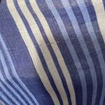 Robert Louis ❄️❄️❄️3 for 12$❄️❄️❄️Blue and White Striped 3/4 Sleeve Blouse Photo 4