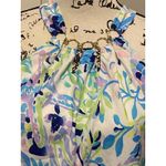 Lilly Pulitzer  Julien Floral Back Bow Chain Blouse Tank Top XS Photo 11