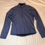 Patagonia Womens  Quarter Zip Blue Sweatshirt M Photo 0