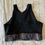 Varley  Lets Go Walker Snakeskin Racerback Sports Bra High Neck Light Support S Photo 3
