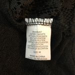 Eyeshadow Black Lace Long Sleeve Top Scoop Neck Size M Photo 3