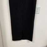 Vintage Zoet Black & White Contrast Trim Bodycon Midi Dress Womens 6 Academia Photo 7