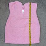 Bardot  Eleni Strapless Tweed Boucle Mini Dress Soft Pink 12 Photo 11