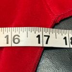 Vintage L.L. Bean Red Velour Long Sleeve Midi Dress Small Petite Size undefined Photo 7