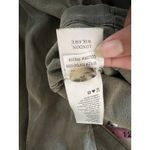 Paige  Utility Pacey Jacket Womens XL Vintage Ivy Green Twill Lyocell Stretch Photo 10