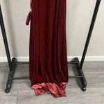 Revelry Dark Red Velvet Dress Size XL Photo 3