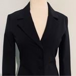 ZARA  Women Black Long Sleeves Tailored Blazer with Buttons Size XL Shoulder Pads Photo 7