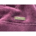 Calvin Klein Women's Purple Velour Zip-Up Hoodie Size L Photo 3