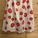 Vintage Sindrella Size Medium Retro Floral Print Babydoll Style Nightgown Dress Red Photo 8