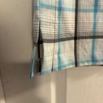 IZOD Women Sport Skirt Golf Tennis Plaid Blue White Black Size 6 Cool FX Stretch Photo 2