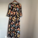 Sea NY silk floral maxi dress 4 Black Photo 4
