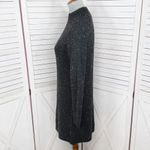 Madewell  Donegal Northfield Mock Neck Sweater Dress Speckled Black Small Photo 2